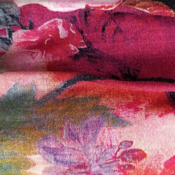 Handmade Floral Elastic Waist Skirt - Picture 3 of 3